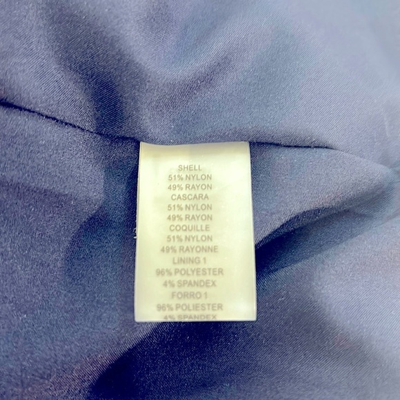 NWOT Vince Camuto Women’s Navy Blue Lace A Line Mini Dress Size 2 - Picture 8 of 11